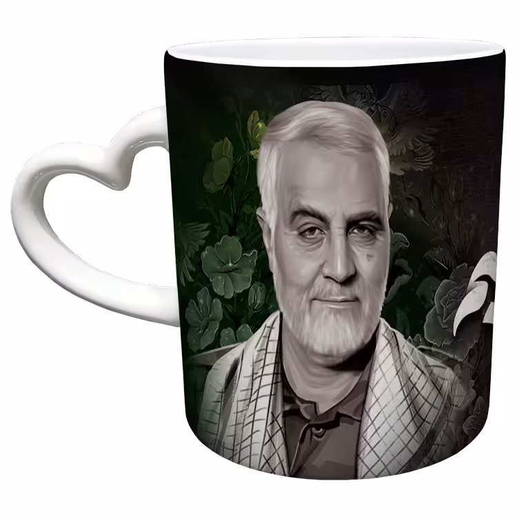 خرید ماگ-لیوان  دسته ساده  سردار سلیمانی کد 76