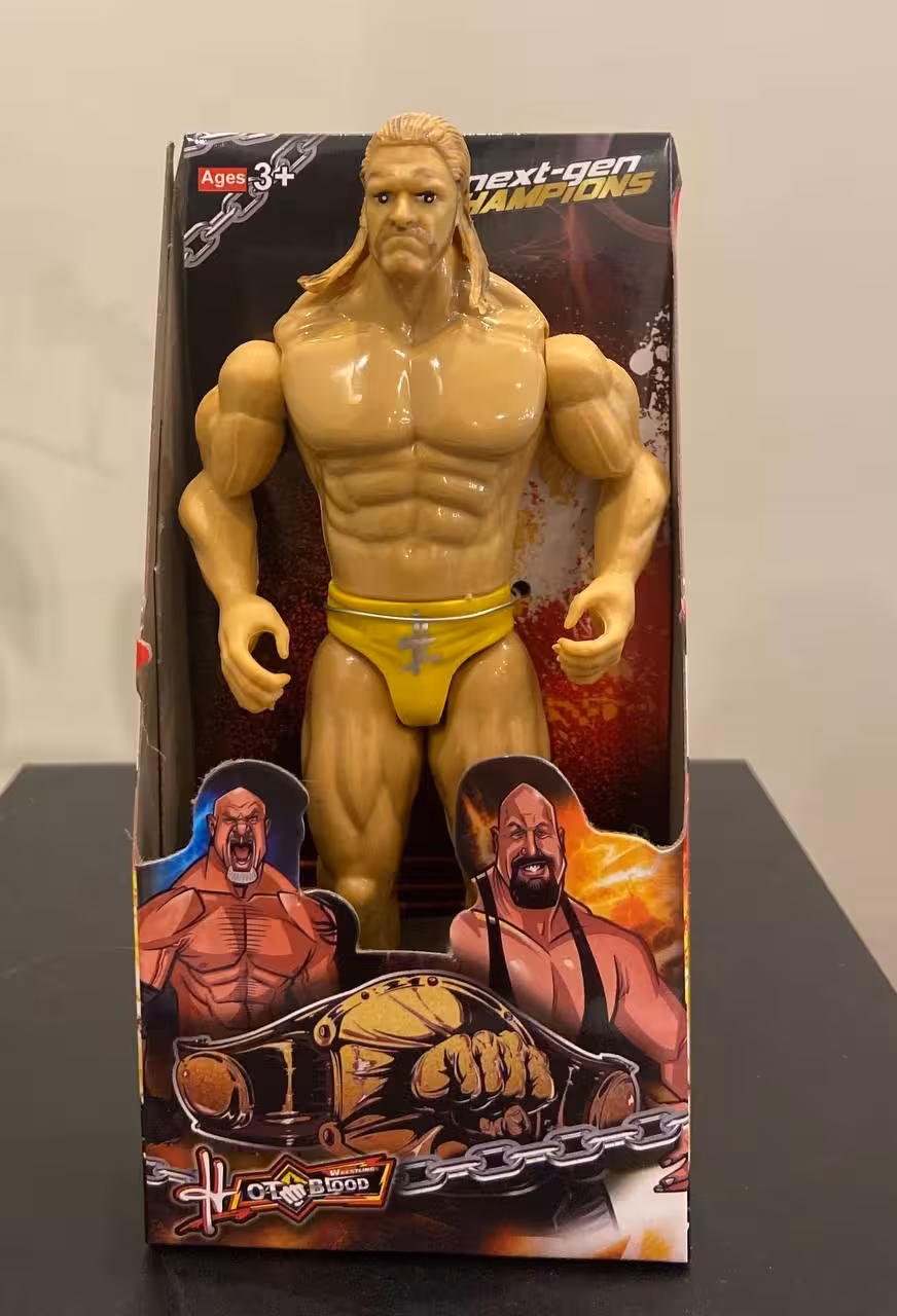 اسباب بازی فیگور کشتی کج جعبه دار واردتی 002