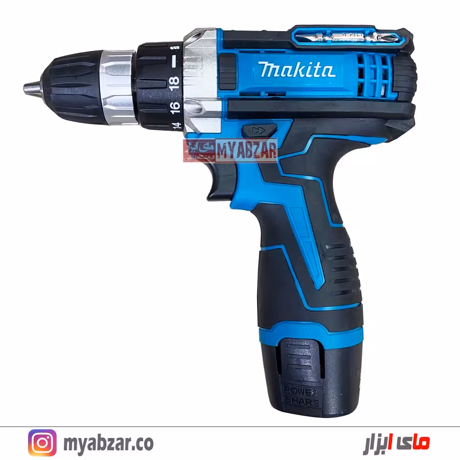 دریل شارژی ماکیتا مدل MAKITA DF330DWE (باتری 21 ولت)