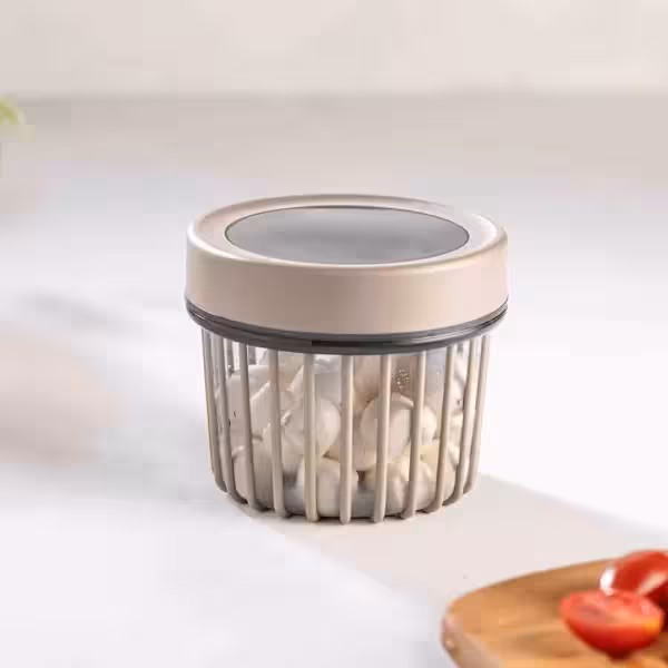 فولي لايف - ظرف ( بانکه ) نگهدارنده گرد 550 میل بژ