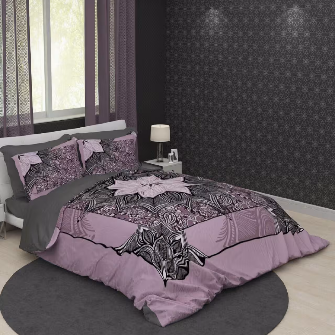 سرویس لحاف روتختی ترکسان کد D172 دو نفره 6 تکه