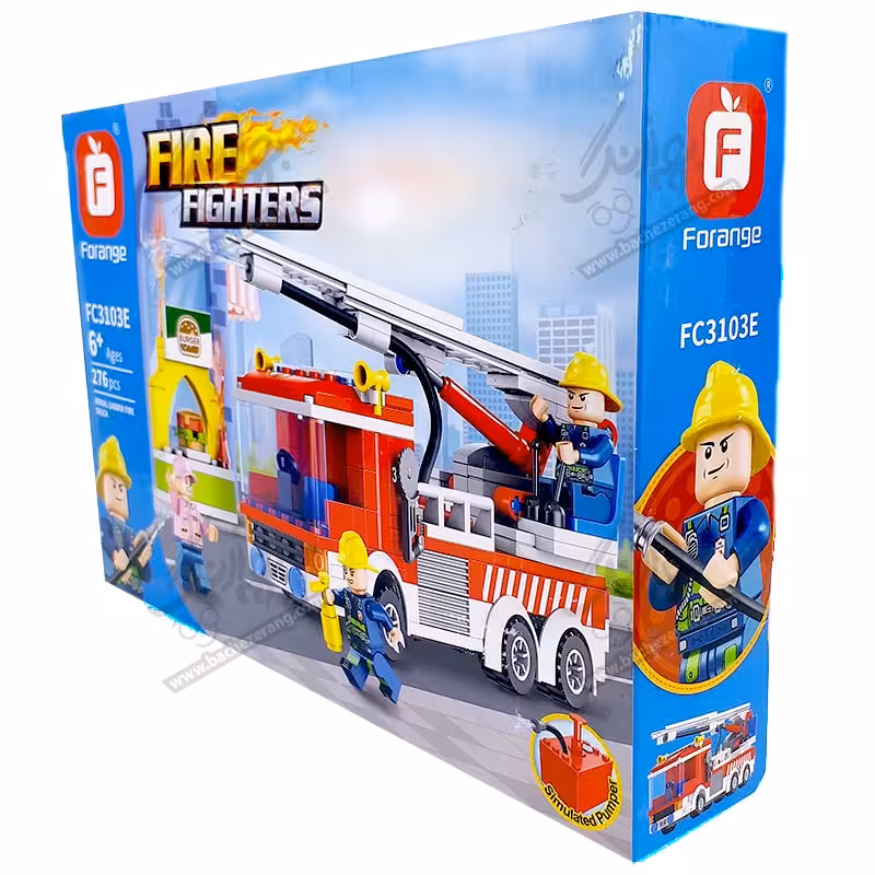 لگو ماشین آتشنشانی 276 قطعه کد FC3103E