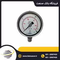 گیج فشار ویکا ( WIKA ) عمودی صفحه 10 سانتی متر ( رزوه استیل )