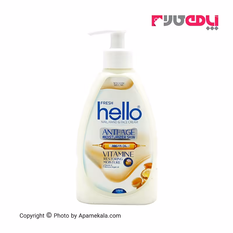 کرم مرطوب کننده hello آرگان 370 میل