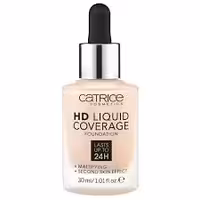 کرم پودر کاتریس HD مدل Liquid Coverage | ضدآب، فول‌کاور، جلوه مات | مناسب انواع پوست