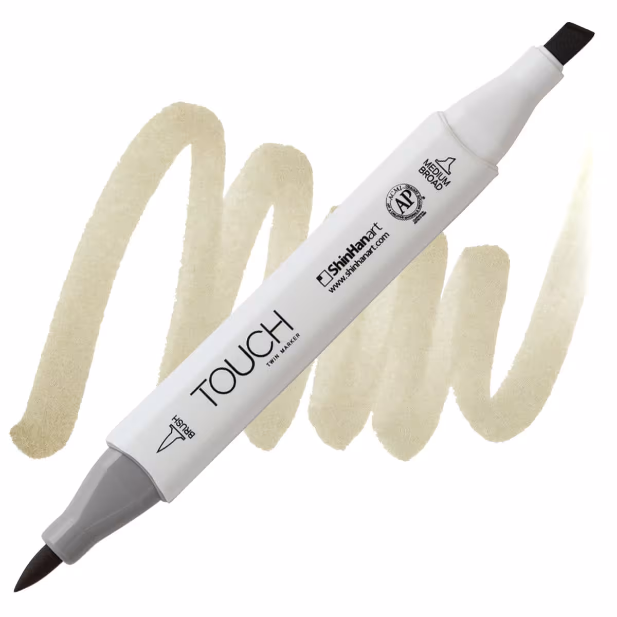 ماژیک طراحی دو سر تاچ (بدنه سفید) کد BR115