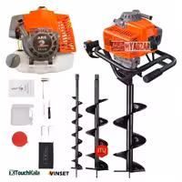 چاله کن بنزینی ارس 68 سی سی مدل EA 630 | با 3 مته