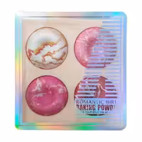 پالت 4 رنگ رژ گونه ابر و بادی رمانتیک برد ROMANTIC BIRD شماره 01