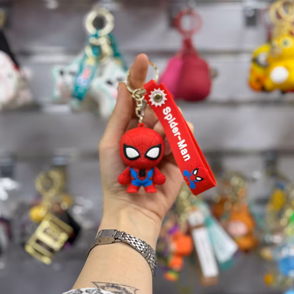 جاکلیدی سیلیکونی اسپایدرمن دست مشت