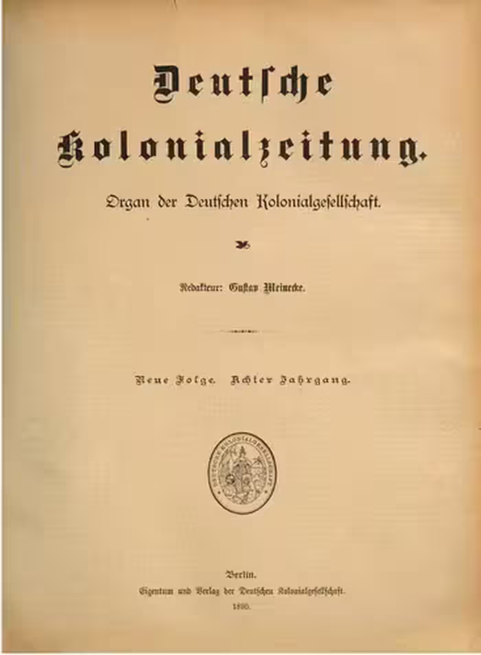 خرید و دانلود نسخه کامل کتاب Deutsche Kolonialzeitung. Organ der Deutschen Kolonialgesellschaft