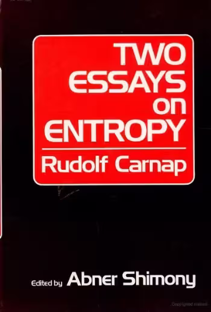 خرید و دانلود نسخه کامل کتاب Two Essays on Entropy
