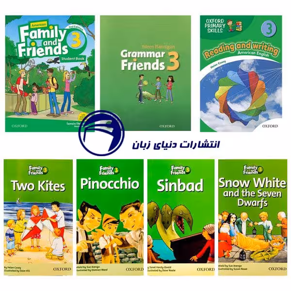 مجموعه پک کامل American Family And Friends 3