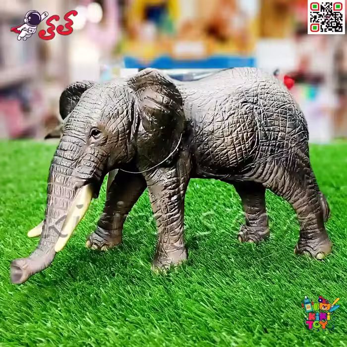 فیگور فیل جنگل و باغ وحش ANIMAL MODEL 006 – جنس نرم، طراحی واقعی، مناسب بازی و کلکسیون