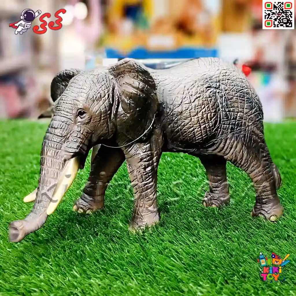 فیگور فیل جنگل و باغ وحش ANIMAL MODEL 006 – جنس نرم، طراحی واقعی، مناسب بازی و کلکسیون