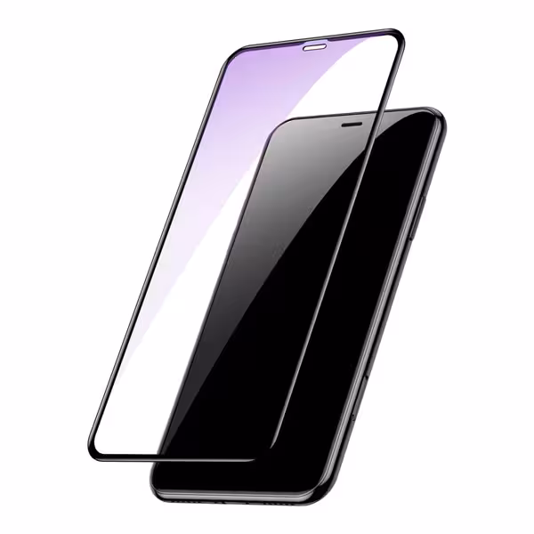 گلس گوشی مدل 0.3mm Full-screen and Full-glass with anti-blue light Tempered Glass Film for iP XR/11 6.1inch（2019）Black باسئوس - فروشگاه اینترنتی پروتاچ