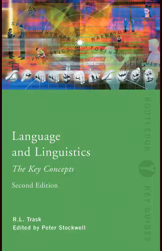 خرید و دانلود نسخه کامل کتاب Language and Linguistics: The Key Concepts (Key Guides)