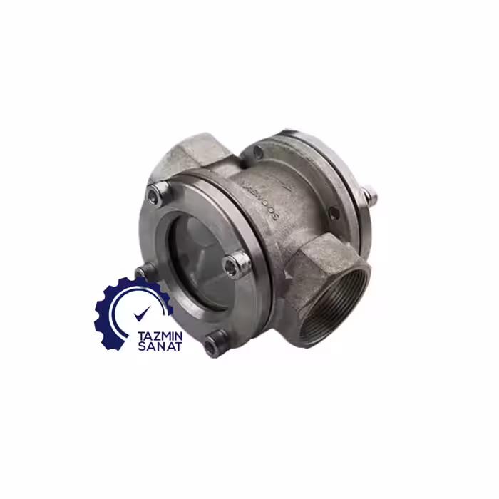 سایت گلاس استیل دنده ای آبنوس سایز DN40