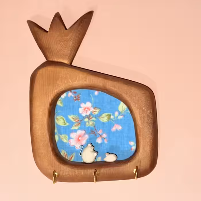 جاکلیدی جفتی موش کوچک طرح دو