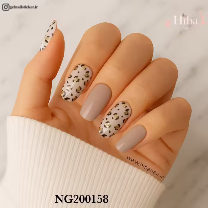 استیکر ژله ای کاشت ناخن (نیل رپ)_کد NG200158
