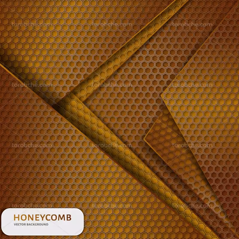 وکتور بکگراند شش ضلعی رنگارنگ | گرافیک با طعم تربچه