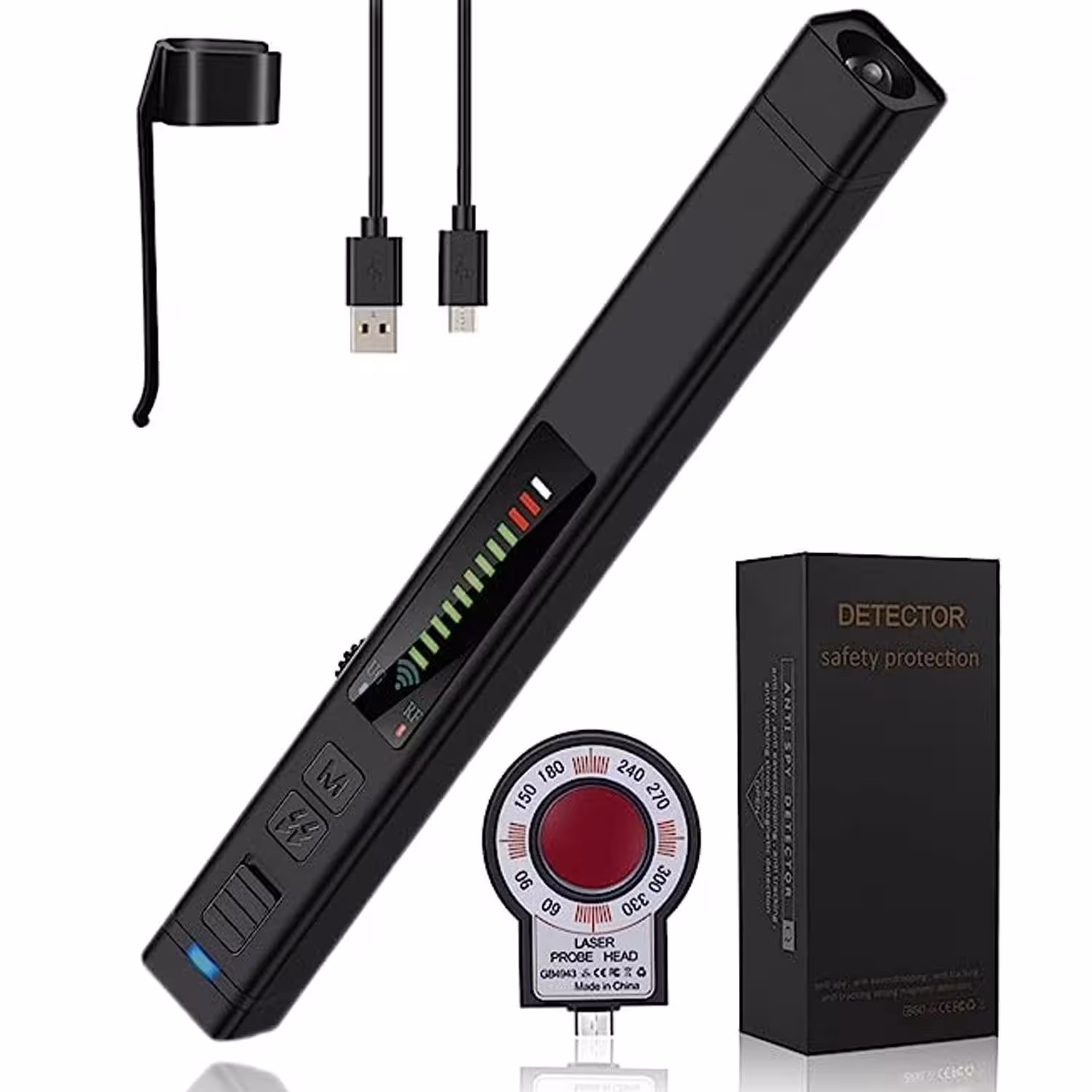 ردیاب دوربین مخفی New Upgraded Professional Anti Spy Detector | Portable, Wireless