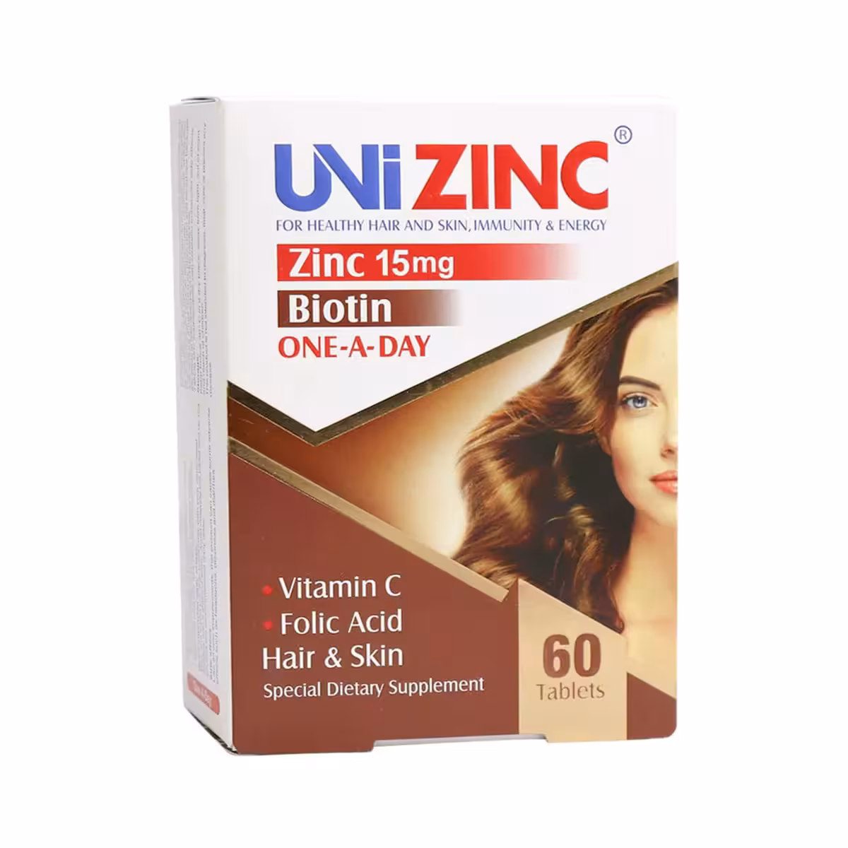 قرص یونی زینک تعداد 60 عدد ابیان دارو