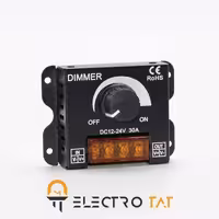 دیمر 12 و 24 ولت 30 آمپر برای ریسه Low Line لوپ لایت