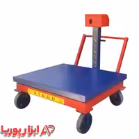 باسکول 1 تن بزرگ میدانی چرخ دار دسته دار نیکو