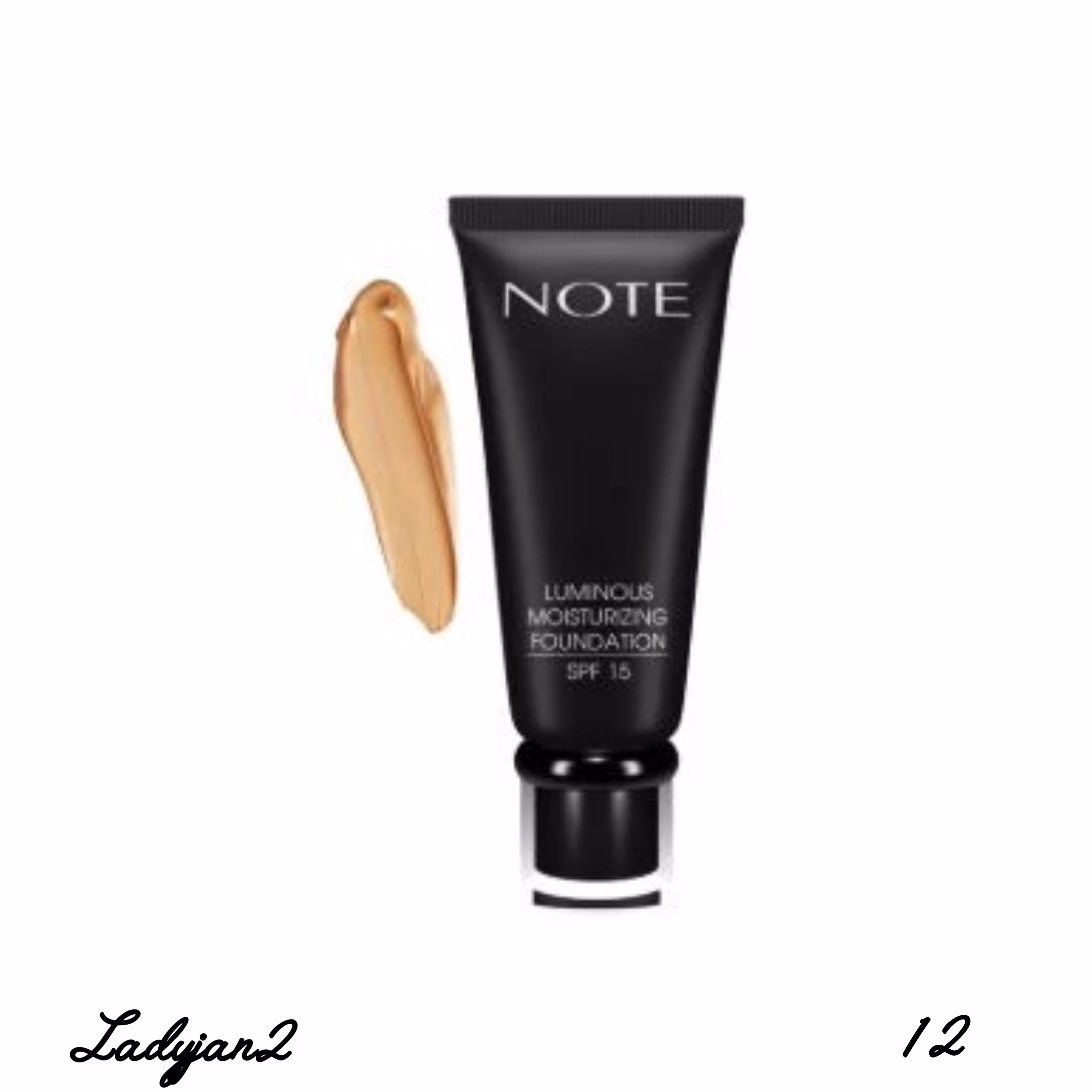 کرم پودر تیوپی لومینوس آبرسان نوت ترکیه شماره 12 حجم 35 میلی لیتر