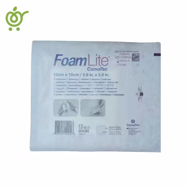 فوم لایت کانواتک (چسبدار) 15*15 Foam Lite CONVATEC (تاریخ 2025/07/01) | فروشگاه اینترنتی سیب 115