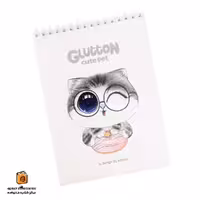 دفتر طراحی 40 برگ طرح گربه لانگو (Lango)