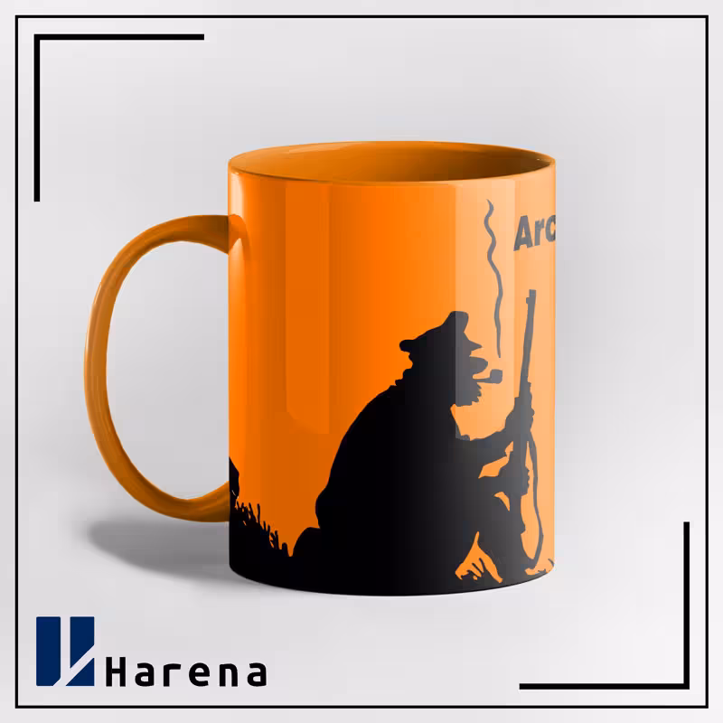 ماگ تمام رنگی نگهبانی کاپیتان هادوک نارنجی