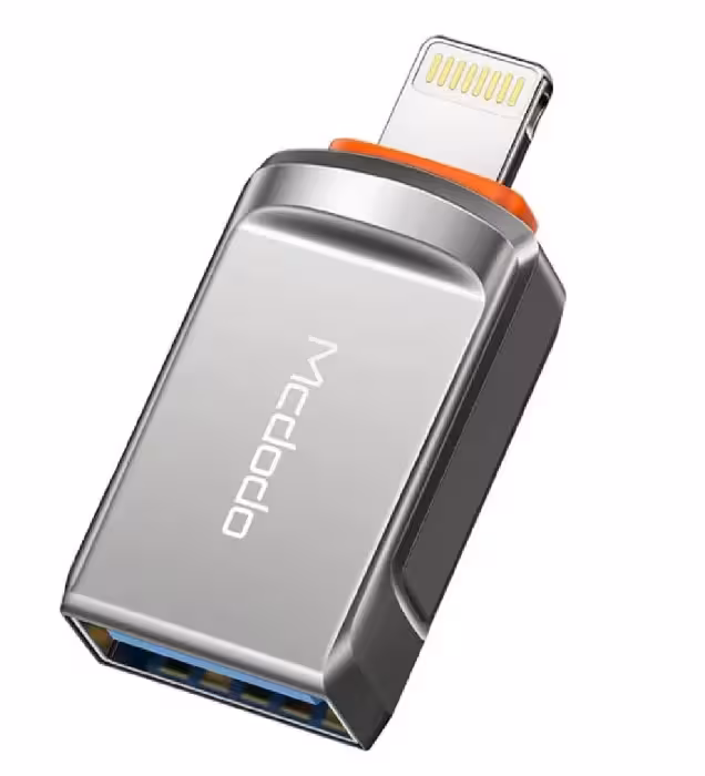 خرید مبدل اوتی‌جی آیفون یواس‌بی به لایتنینگ مک‌دودو مدل OT-8600 قیمت روز