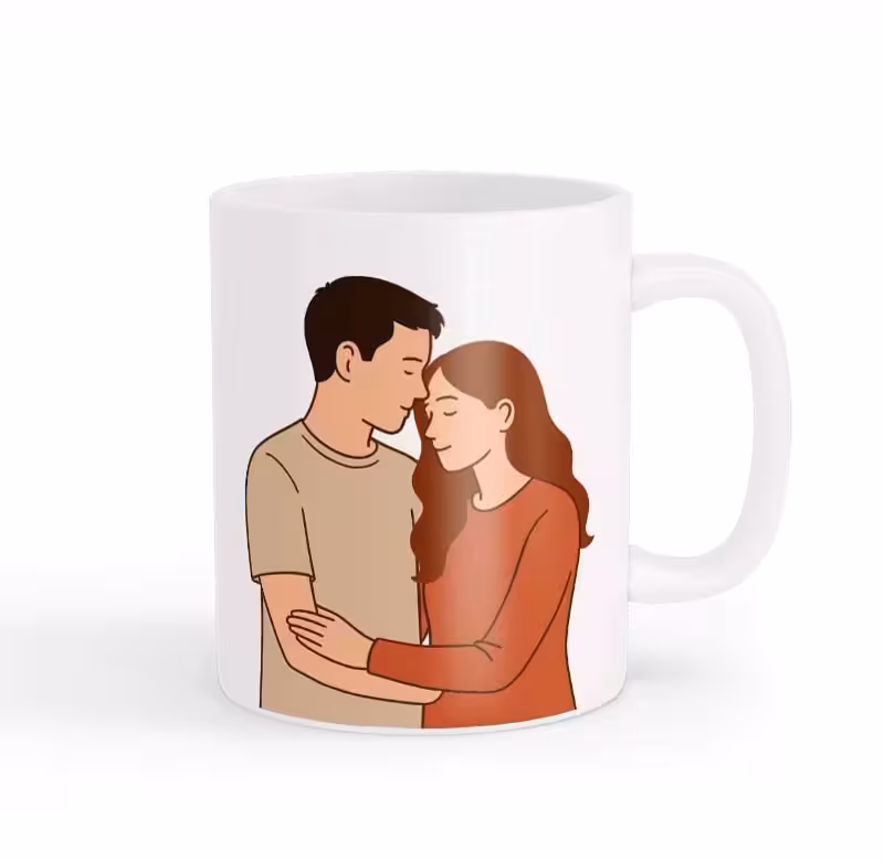 ماگ طرح زوج عاشق 048