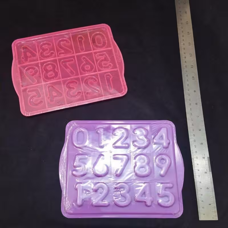 قالب پلاستیکی اعداد