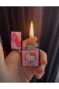 فندک بنزینی هلو کیتی (برای ایمنی حمل و نقل، بدون بنزین ارسال می‌شود!) - 5417