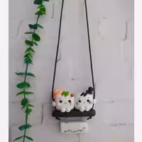 آویز ماشین مدل قند دوتایی | amazonchi