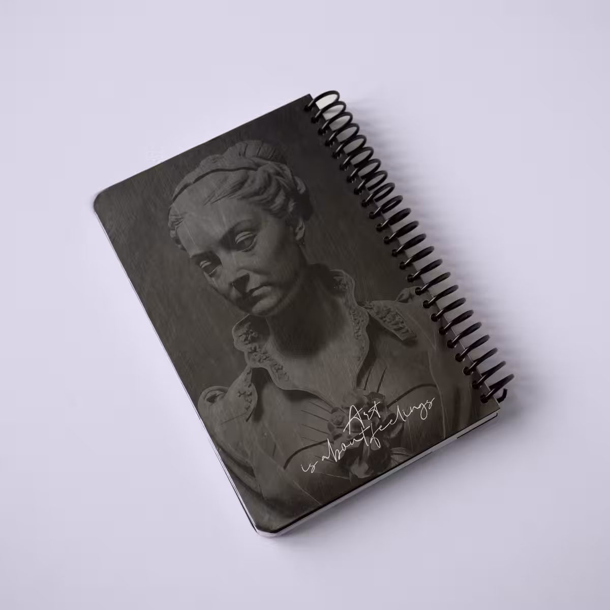 دفتر طراحی آ5 سیم از بغل سری Roman دات نوت (dotnote)