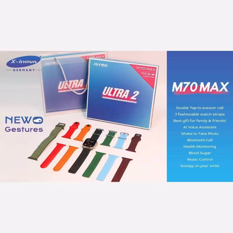 ساعت هوشمند طرح اپل واچ اولترا M70 Max ULTRA 2 JSYES