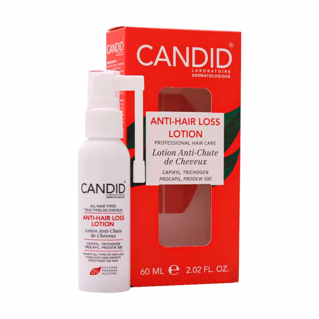 لوسیون تقویت کننده مو کاندید 60 میلی لیتر Candid Anti Hair Loss Lotion 60 Ml