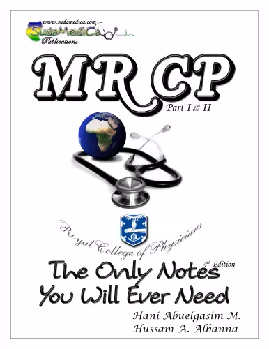 خرید و دانلود نسخه کامل کتاب The Only MRCP Notes You Will Ever Need