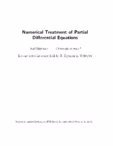 خرید و دانلود نسخه کامل کتاب Numerical treatment of PDEs. Finite element method