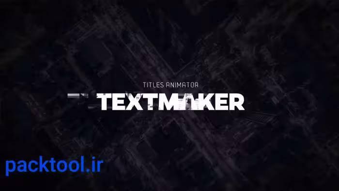 پروژه داوینچی ریزالو عناوین بولد و ضخیم گلیچ Title Animator Bold Glitch - پک تول