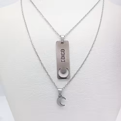 گردنبند استیل ست ساعت عاشقی کد184