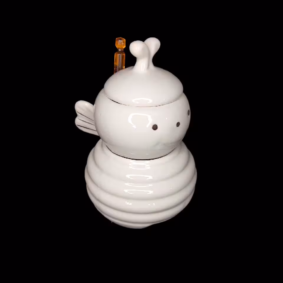 عسل خوری سرامیکی زنبور