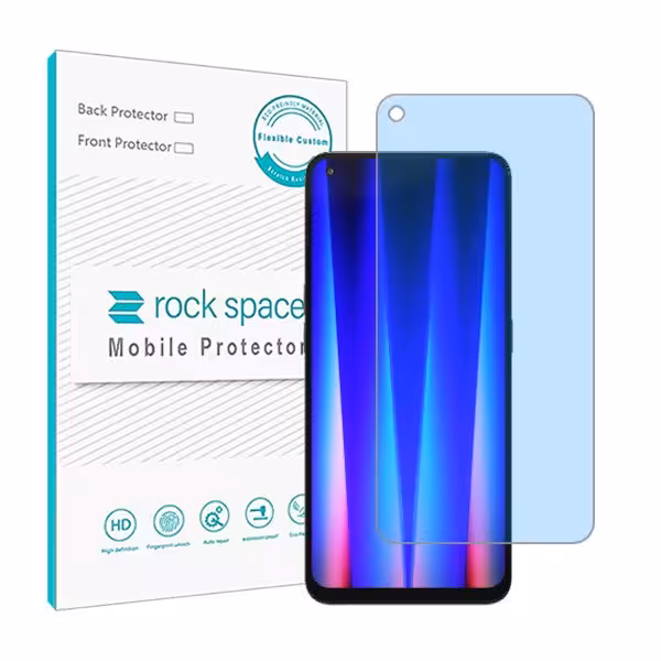 گلس وان پلاس Nord CE 2 5G مدل نانو هیدروژل آنتی بلو برند راک اسپیس کد 19955S