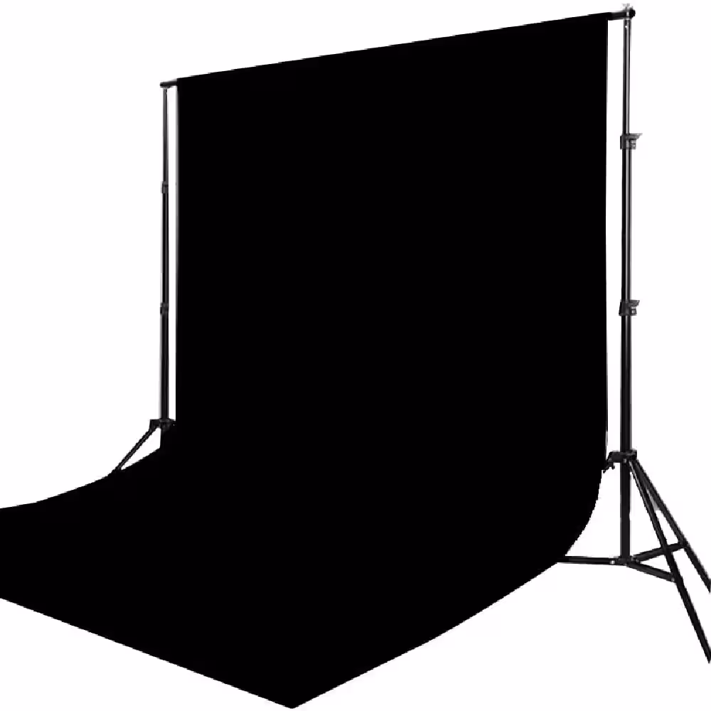 فون بک گراند مشکی مخمل Black Velvet Backdrop 3x5m
