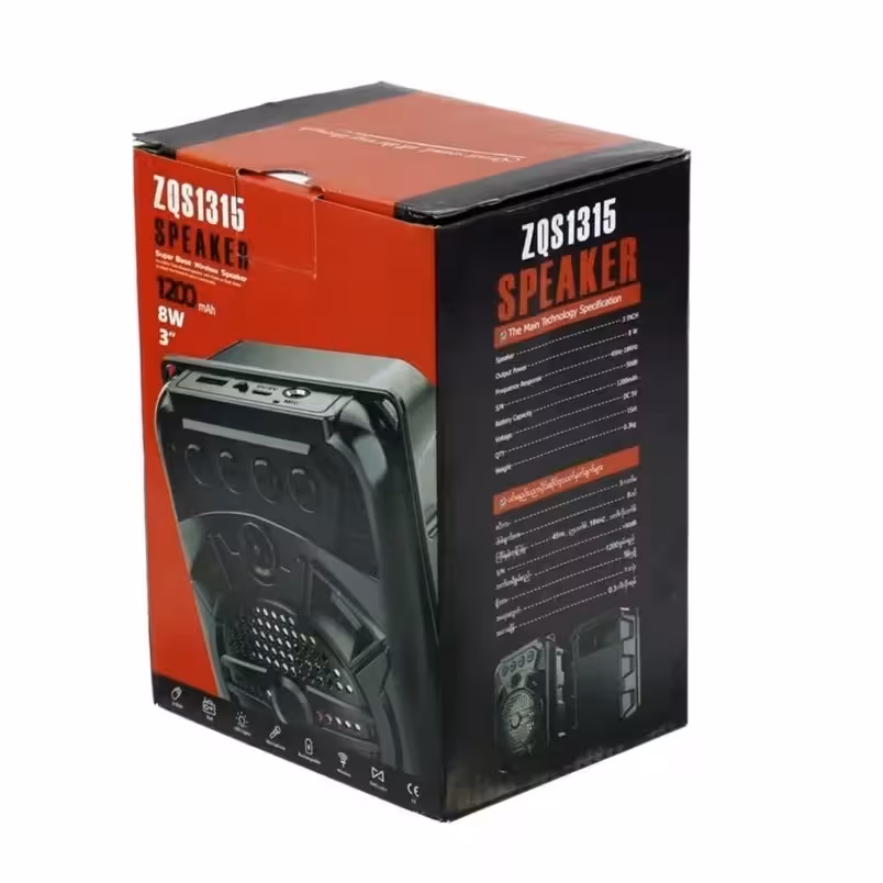 اسپیکر بلوتوثی قابل حمل مدل ZQS1315