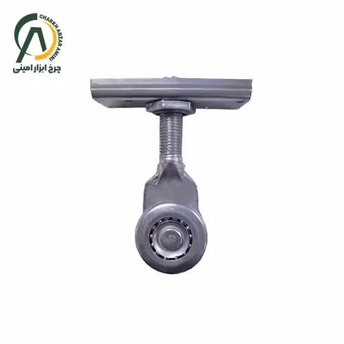 قرقره (بلبرینگ) بالای درب 2 چرخ 5×5 درجه یک