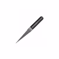خرید و قیمت ابزار تراش و حک 3.175 دستگاه CNC دارای زاویه 10 درجه و قطر 0.1mm